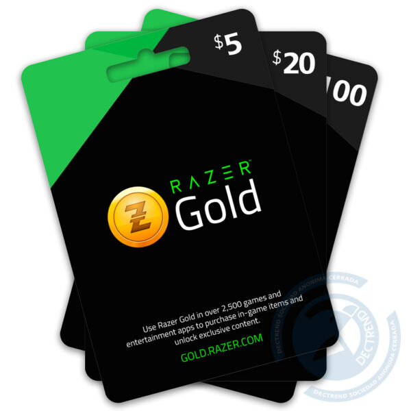 Razer Gold PIN [Digital] | Global, Estados Unidos