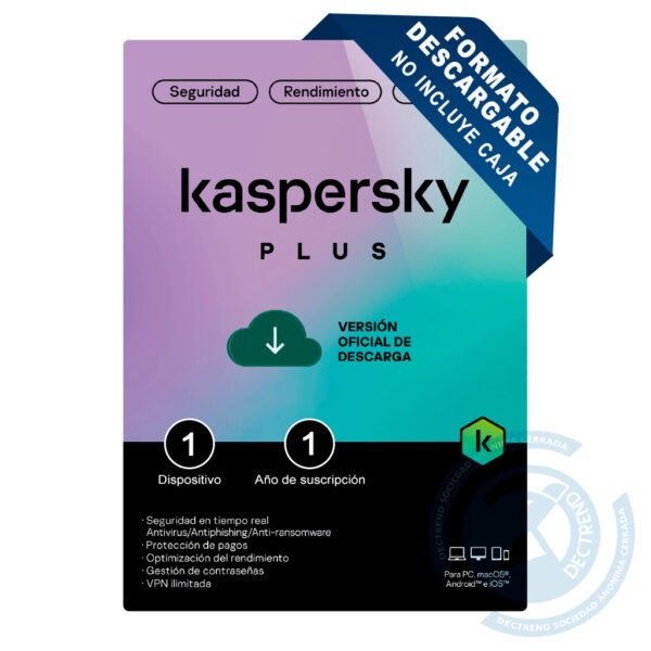Kaspersky Plus [Digital] | Licencias Registradas