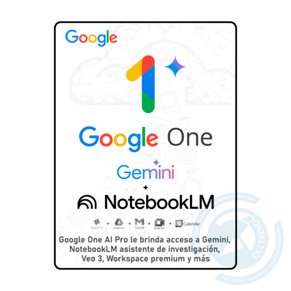 Google One AI Pro [Digital] | Licencias Vinculadas
